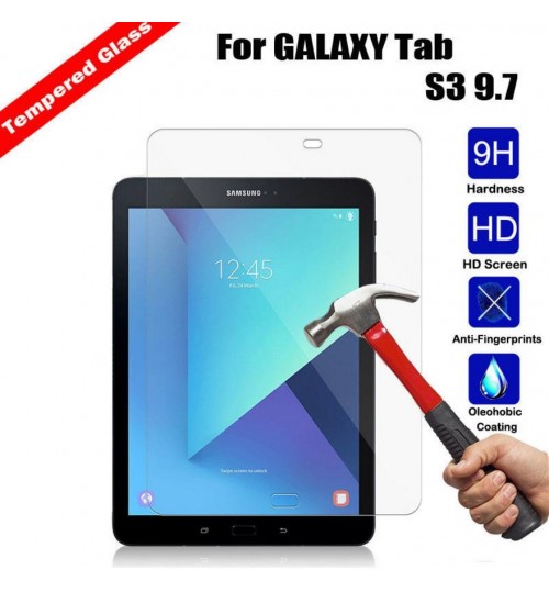 Galaxy Tab S3 9.7  Tempered Glass Screen Protector