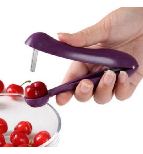 Cherry Stoner Easy Core Seed Remover Fruit Cherry Pitter Corer Kitchen Tool