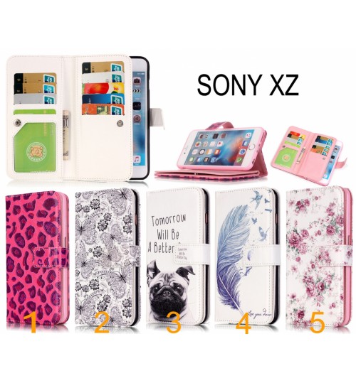 Sony XZ Multifunction wallet leather case