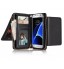 Samsung Galaxy S7 Edge retro wallet  Leather Zip case detachable