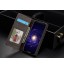 Galaxy S8 plus contrast denim folio wallet case magnetic closure