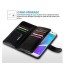 Galaxy C7 Pro Double Wallet leather case 9 Card Slots