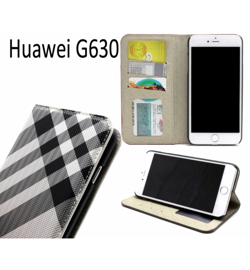 Huawei G630 case wallet Leather case