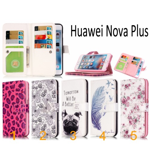 Huawei Nova Plus Multifunction wallet leather case cover