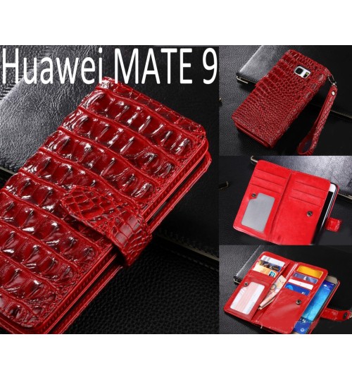 Huawei MATE 9 Croco wallet Leather case
