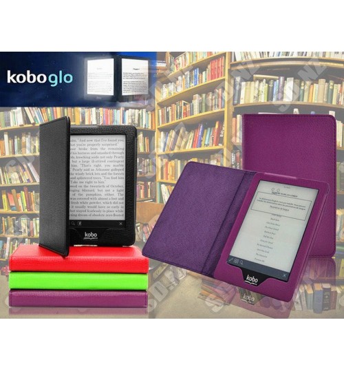 Kobo GLO eReader Leather Book Style Cover Case