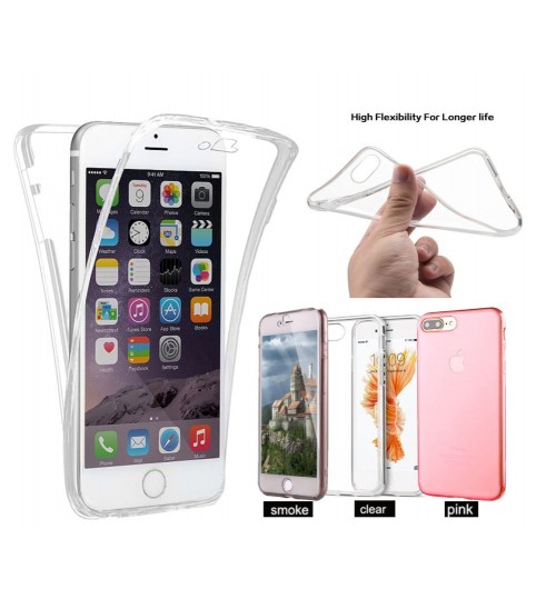 iphone 7 plus case 2 piece transparent full body protector case