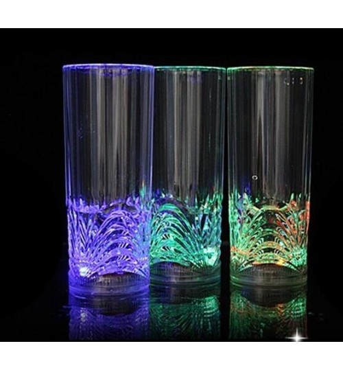 LED Inductive Rainbow Color Flashing Light Cup