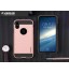 Iphone X case impact proof hybrid case brushed met