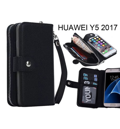 Huawei Y5 2017 case full wallet leather case