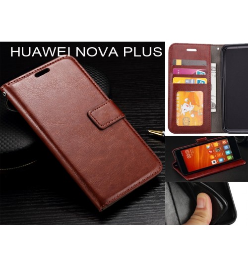 HUAWEI Nova Plus  case Fine leather wallet case
