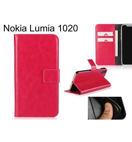 Nokia Lumia 1020 case Fine leather wallet case