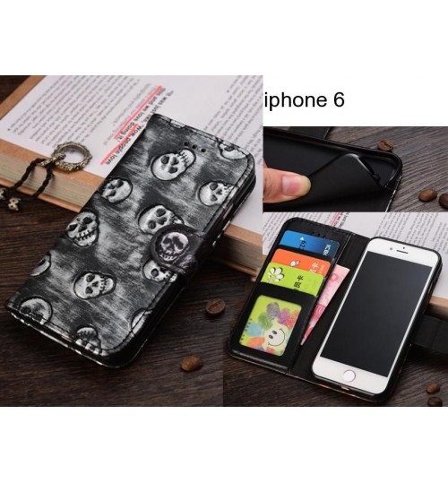 iphone 6  Leather Wallet Case Cover