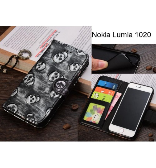 Nokia Lumia 1020  Leather Wallet Case Cover