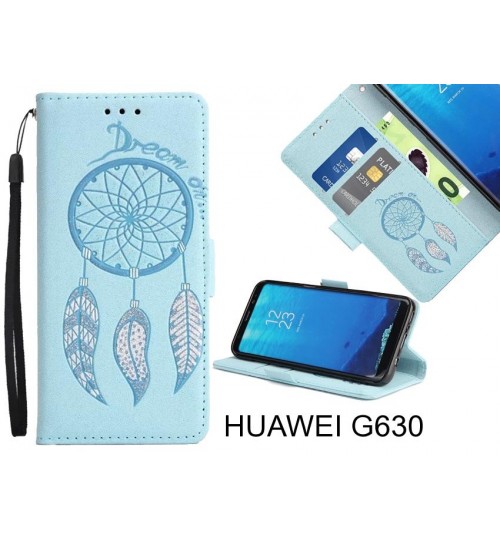 HUAWEI G630 case Dream Cather Leather Wallet cover case
