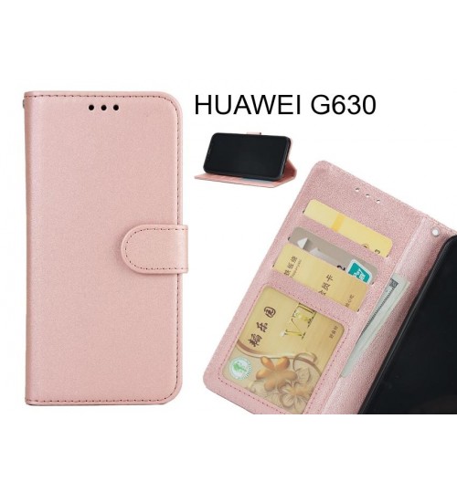 HUAWEI G630 case magnetic flip leather wallet case