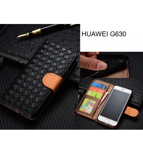 HUAWEI G630  case Leather Wallet Case Cover