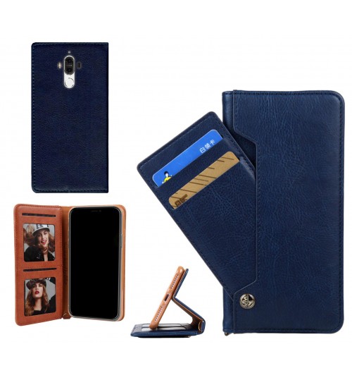 HUAWEI MATE 9 case slim leather wallet case 6 cards 2 ID magnet