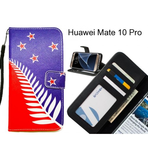 Huawei Mate 10 Pro case 3 card leather wallet case printed ID