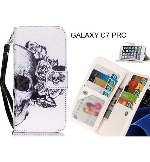 GALAXY C7 PRO case Multifunction wallet leather case
