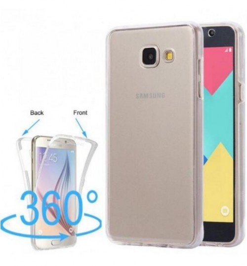Galaxy S6 case 2 piece transparent full body protector case