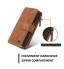 Huawei Nova 2i  Case Retro leather case multi cards cash pocket & zip