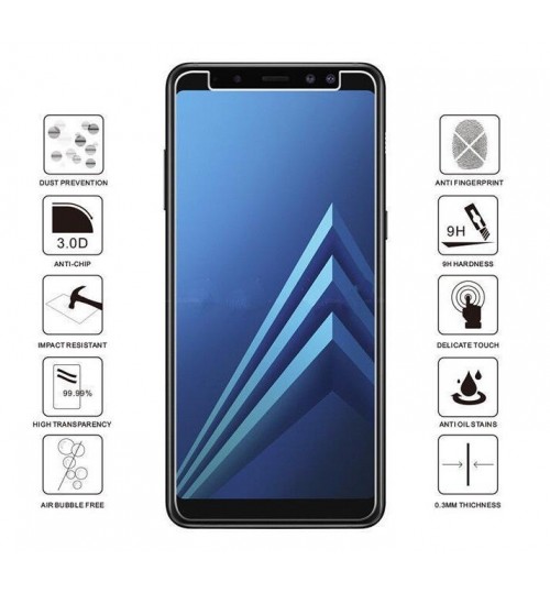 Galaxy A8 plus 2018 Tempered Glass Screen Protector