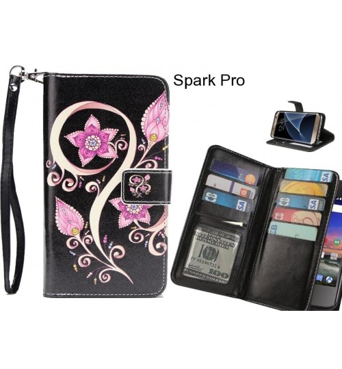 Spark Pro case Multifunction wallet leather case