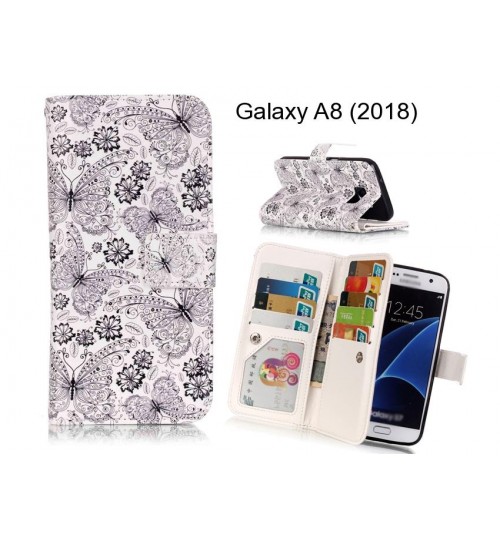 Galaxy A8 (2018) case Multifunction wallet leather case