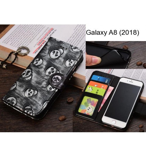 Galaxy A8 (2018)  case Leather Wallet Case Cover