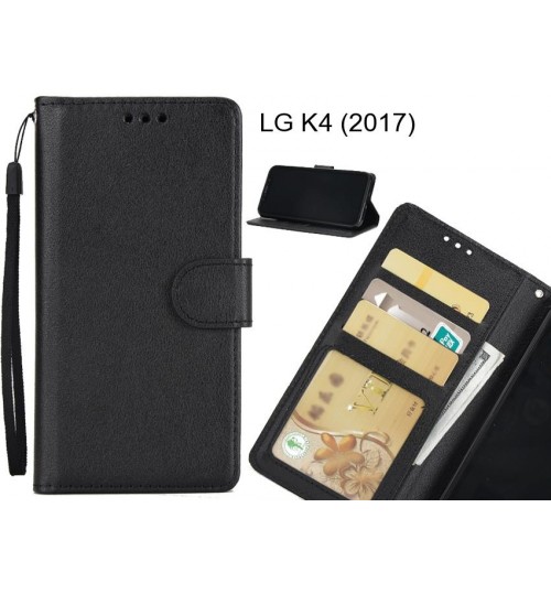 LG K4 (2017)  case Silk Texture Leather Wallet Case