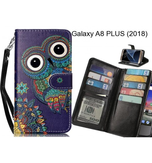 Galaxy A8 PLUS (2018) case Multifunction wallet leather case