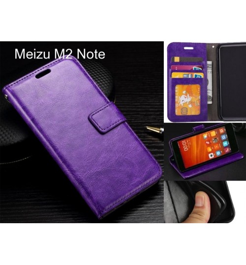 Meizu M2 Note case Fine leather wallet case