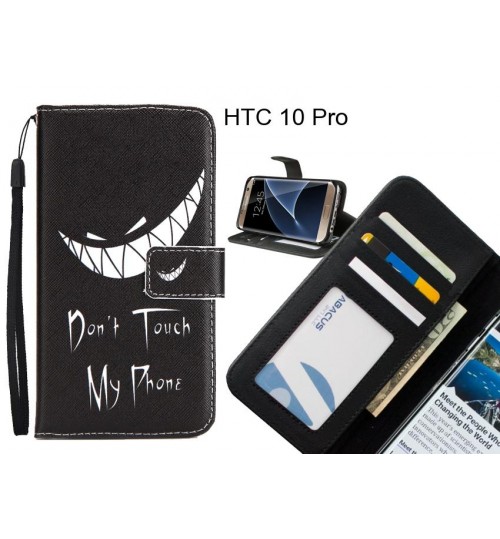 HTC 10 Pro case 3 card leather wallet case printed ID