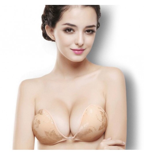 Push Up Strapless Invisible Bra-D
