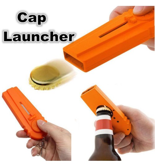 Bottle Cap Launcher Bottle Opener Flying Zappa Beer Drink Bottle Opener