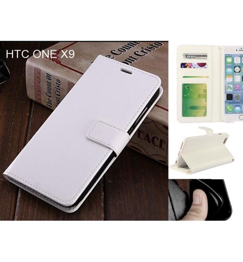 HTC ONE X9 case Fine leather wallet case