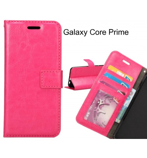 Galaxy Core Prime case Wallet Leather Magnetic Smart Flip Folio Case