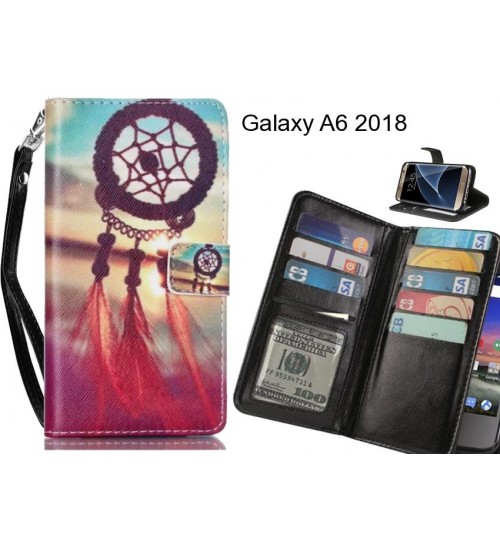 Galaxy A6 2018 case Multifunction wallet leather case