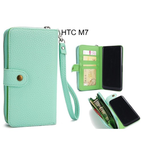 HTC M7 coin wallet case full wallet leather case