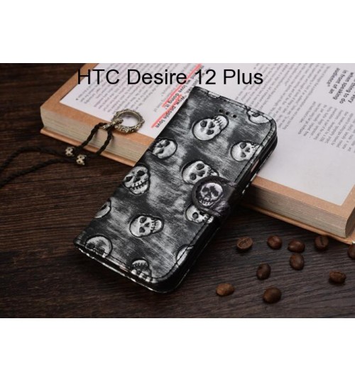 HTC Desire 12 Plus  case Leather Wallet Case Cover