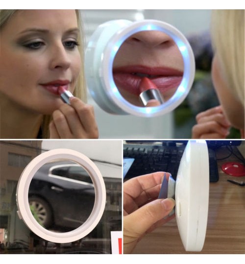 MAKEUP MIRROR WITH 360 Degree LED  8x Magnifying MIRROR