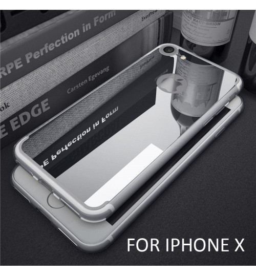iPhone XS CASE Soft Gel TPU Glaring Mirror Case