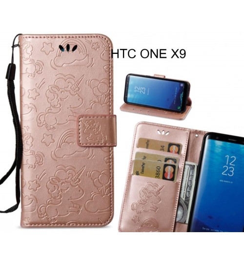 HTC ONE X9 Case Wallet Leather Unicon Case