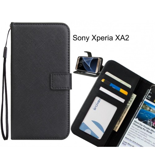 Sony Xperia XA2 Case Wallet Leather ID Card Case