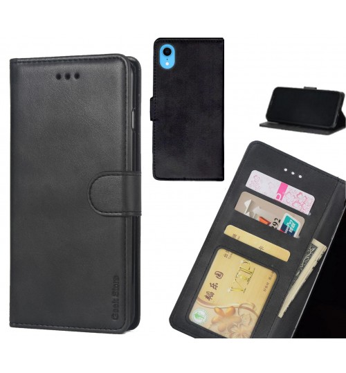 iPhone XR case executive leather wallet case