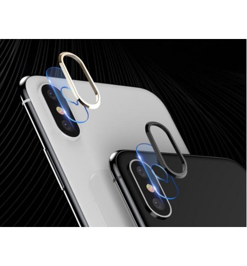 iPhone XS camera lens protector tempered glass and Aluminum Protector Cover