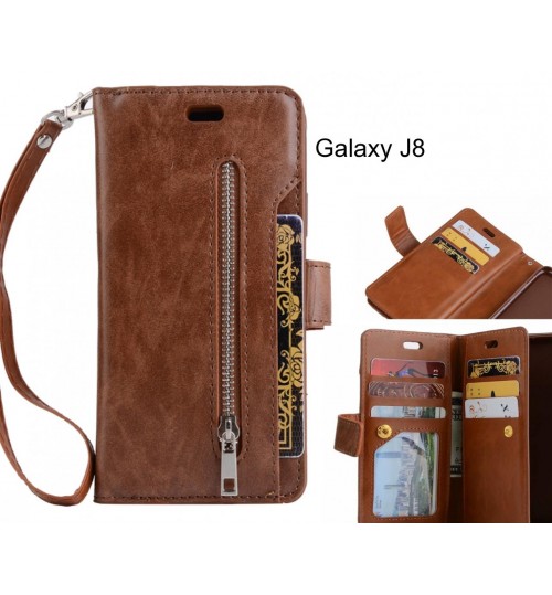 Galaxy J8 case all in one multi functional Wallet Case