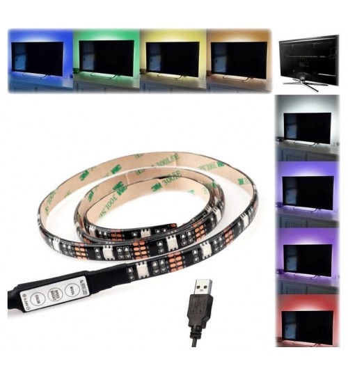 LED Strip TV Background 5050 RGB USB powered