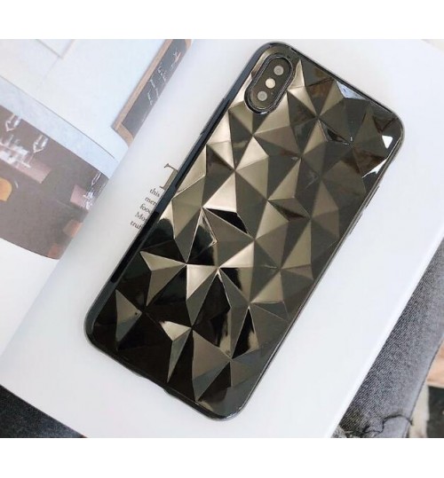 iPhone XS Case Crystal Diamond Slim Soft Rubber Case